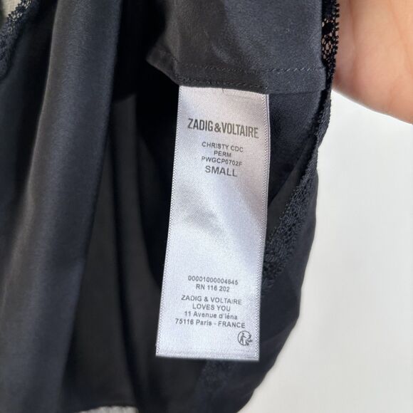 Zadig Voltaire Christy Silk Camisole - Picture 6 of 7